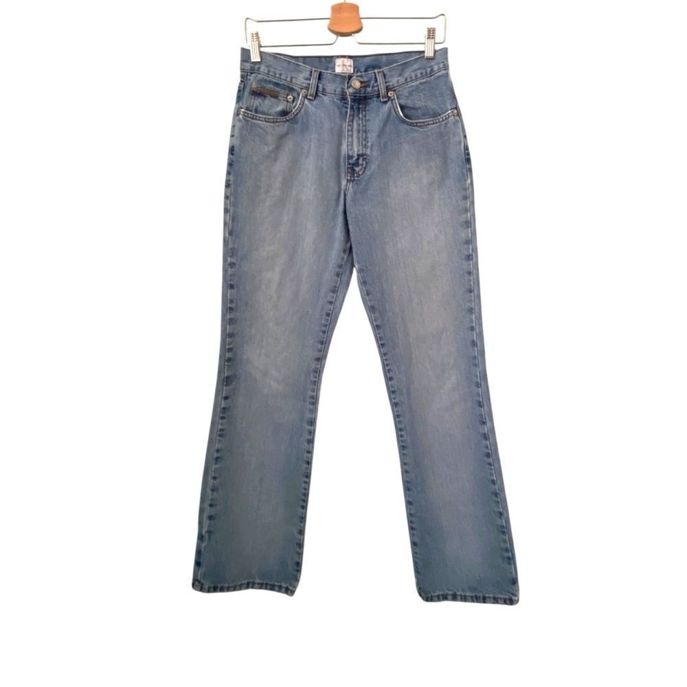 Vintage Calvin Klein Classic Blue Women's Jeans in Size 6